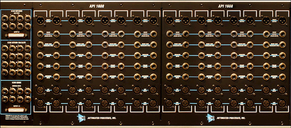 API 1608 Analog Console Rear Panel