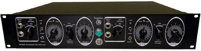 Ingram Engineering MPA685 Dual-Channel Microphone Pre-Amp
