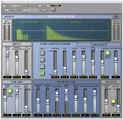 Sony Oxford Reverb Plug-In