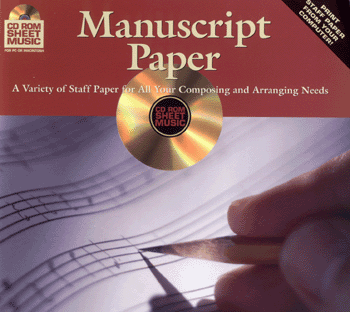 Manuscript Paper on CD-ROM from Hal Leonard