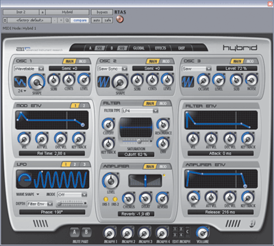 Digidesign Hybrid Synth Plug-In