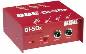 BBE Sound DI-50x Active Direct Box 