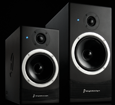 Digidesign RM1 and RM2 Powered Monitor Speakers