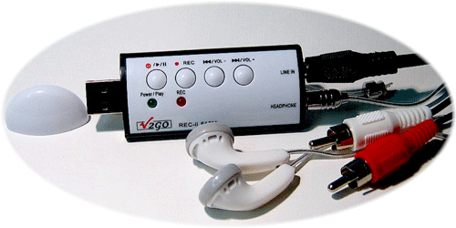 V2GO REC-II USB Digital Recorder