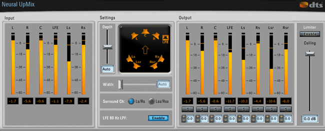 DTS Neural UpMix Plug-in