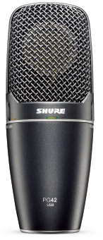 Shure PG 27 and PG42 USB Condenser Mics