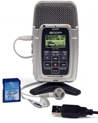 samson zoom h1 digital voice recorder 2 gb